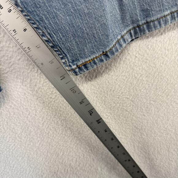 Levis Jorts Men's 36 Blue Denim 405 Standard Red Tab Jean Shorts Stretch NEW - Picture 4 of 8